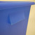 Excelsior 185 Litre Large Bar Bottle Bin - Food Grade Plastic, close-up of the blue plastic bin showing the smooth surface and corner design.