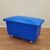 Excelsior 455 Litre Plastic Stock Trolley Watertight, blue mobile storage container with lid and wheels for easy transportation.