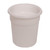 Excelsior 20 Litre Food Grade Plastic Ingredients Bin, white plastic storage container with a wide opening and durable design.