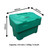 Excelsior 115 Litre 125kg Green Grit Storage Bin - Optional Salt, green grit storage bin with dimensions 800mm by 407mm and height 605mm for storing grit or salt.
