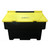 Excelsior 200 Litre 250kg Grit Storage Bin - Optional Salt, yellow and black grit storage container with lid for salt and grit storage.