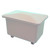 Excelsior 320 Litre Commercial Laundry Cart Coloured Plastic, white plastic laundry trolley with wheels for commercial use.