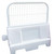 Oaklands Evo 1.5 Metre Barrier Mini Mesh Panel, white plastic barrier with metal mesh panel for safety or crowd control.