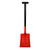 Excelsior Bulk 14+ 200 Litre Grit Storage Bins, sturdy red shovel used for grit storage and handling.
