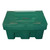 Excelsior Bulk 14+ 350 Litre Grit Storage Bins, green durable plastic grit storage bin with lid and label for easy identification.
