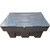 Excelsior 350 Litre Lockable Lidded Outdoor Storage Box, grey plastic storage container with lockable lid for outdoor use.