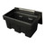 350 Litre recycled black grit storage bin with bags of rock salt 350 Litre recycled black grit storage bin with bags of rock salt