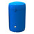 Leafield Viscount Flip Top Litter Bin 110 Litre, blue plastic outdoor waste receptacle with flip top lid for waste disposal.
