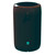 Leafield Viscount Open Top Litter Bin 110 Litre, black outdoor waste bin with open top and compact design.