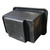 Excelsior 250 Litre Forklift Mortar Tub Black Recycled, industrial black mortar tub with a sturdy structure and reinforced edges for heavy-duty construction use.