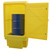 Romold PSC3 1835mm High COSHH Bunded Drum Storage Cabinet With Lock, yellow safety cabinet with a lockable door, designed for storing drums securely and safely.