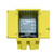 Romold IBC Steel Covered Lockable Bunded Spill Pallet BB1HCS, yellow spill containment unit with doors open revealing an intermediate bulk container (IBC) inside for safe storage and spill management.