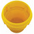 Romold OP1 340ltr Drum Overpack & Storage Container, yellow plastic drum with reinforced rim for hazardous material containment.