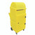 Romold PMCS4 Small Bunded Maintenance Cart With Lock Inc Roll Holder, yellow portable storage cart with lockable compartments and roll holder for maintenance tools.