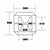 Romold UBP2 Column Beam Guard Protector 695x640x1000mm, technical drawing with measurements and dimensions in millimeters.