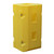 Romold UBP4 Column Beam Guard Protector 515x490x945mm, yellow plastic safety barrier for construction site safety and traffic control.