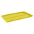 Romold 60 Litre Low Profile Drip Spill Tray TTL, yellow plastic spill containment tray for industrial use.