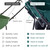 Cresco CR20SW 30kg High Output Salt Spreader, showing a durable solid rod linkage for rust resistance, with image highlights of the solid rod linkage and green hopper for spreading salt or ice melt.