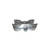 ZND Heras Fence Clip / Coupler, metal fence joiner with a central bolt for connecting wire mesh panels.