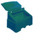 Excelsior 400 Litre Lockable Lidded Outdoor Storage Box, green outdoor storage container with secure lid and lock mechanism for outdoor storage.