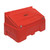 Excelsior Bulk 15+ 400 Litre Heavy Duty Grit Bins, a large red plastic grit bin with a secure lid and sturdy design for storing grit and salt for winter snow and ice management.