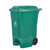 GPC 70 Litre Grey or Green Foot Pedal Wheelie Bin, green waste bin with foot pedal and wheels for easy mobility.