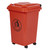 GPC 30 Litre Grey, Red, Green or Blue Wheelie Bin, a large colorful waste disposal container with wheels and a lift-up lid, designed for recycling and waste collection.