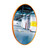 GPC Indoor Circular Safety Mirrors 600/800mm, reflective safety mirror installed indoors in a parking garage to improve visibility and safety.