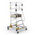 Climb IT GPC 4 to 12 Tread Climb-It Mobile Platform Steps With Safety Gate, lightweight aluminum mobile platform with safety gate and sturdy wheels for easy maneuverability.