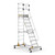 Climb IT GPC 4 to 12 Tread Climb-It Mobile Platform Steps With Safety Gate, aluminum mobile platform with multiple steps and safety features