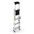 Climb IT GPC 3 to 7 Tread Professional Aluminium Climb-It Stepladders Inc Carry Handle, a lightweight aluminium ladder with multiple steps, a sturdy carry handle, and safety features suited for professional use.