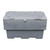 Excelsior 169 Litre 6 CuFT 175kg Grit Storage Bin - Optional Salt, a large, durable, gray grit storage bin with a secure lid, ideal for storing salt and grit for winter road maintenance.