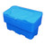 Excelsior 169 Litre 6 CuFT 175kg Grit Storage Bin - Optional Salt, blue plastic grit storage bin with lid for salt and grit storage.