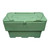 Excelsior 169 Litre 6 CuFT 175kg Grit Storage Bin with Optional Salt, Green plastic grit and salt storage container for outdoor use.