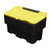 Black Recycled Yellow Lid 169 Litre 6 CuFT 175kg Grit Salt Bin