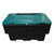 Black Recycled Green Lid 169 Litre 6 CuFT 175kg Grit Salt Bin