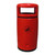 Red Coniston 90 Litre Outdoor Litter Bin