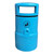 Light Blue Grasmere 120 Litre Outdoor Litter Bin