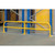 Yellow Double Bay Tubular Steel Pallet Racking Barriers Yellow Double Bay Tubular Steel Pallet Racking Barriers