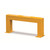 QMP Industrial Low Level Steel Guard Barriers, yellow protective steel guard barrier for industrial safety and security.