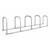 5 Hoop Galvanised Sheffield Bicycle Racks