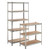 Mammoth Shelving GPC 3 or 5 Shelf Mammoth Economy Shelving, sturdy metal and wood shelving units for storage or organization.