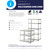 3 or 5 Shelf Mammoth Galvanised Shelving Data Sheet