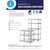 Mammoth Shelving GPC 3 or 5 Shelf Mammoth Galvanised Shelving, sturdy and corrosion-resistant storage shelving units with adjustable heights.