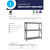 3 Shelf Mammoth Longspan Galvanised Shelving Data Sheet