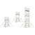 Climb IT GPC 3.5 to 7.5m Climb-It Ultra Scaffold Platform Tower, portable aluminum scaffold towers in three different heights with wheels and stabilizing bars for construction and maintenance work.