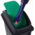 Green Flip Lid Office Recycling Bin