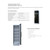 Emtez 1 Door LithiumVault Battery Storage Cabinet, tall black steel cabinet with a single door and handle for storing lithium-ion batteries.