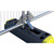 ZND Anti-Lift Device For Heras & Hoarding Panels, a metallic device attached to hoarding panels for stability and security.