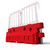 Melba Swintex Defender50 50MPH Water Filled Crash Tested Barrier 440kg, image showing a modular crash barrier with optional DoubleTop red and white reflective markings designed for road safety